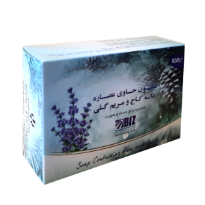 پک ۳ عددی صابون دست و صورت دانه کاج و مریم گلی